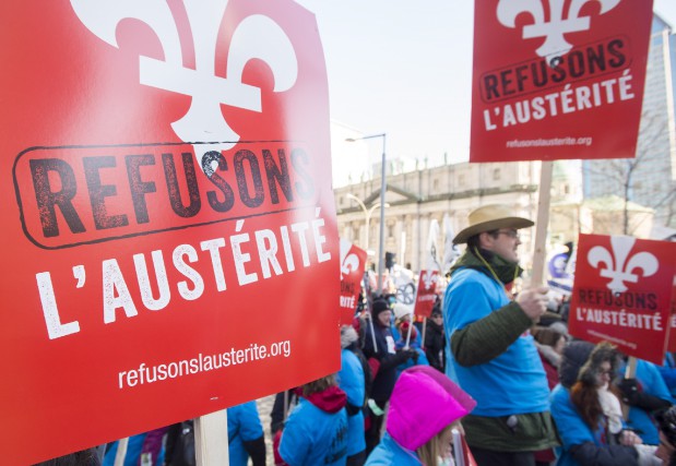 Québec tous unis contre les politiques d’austérité de Philippe Couillard